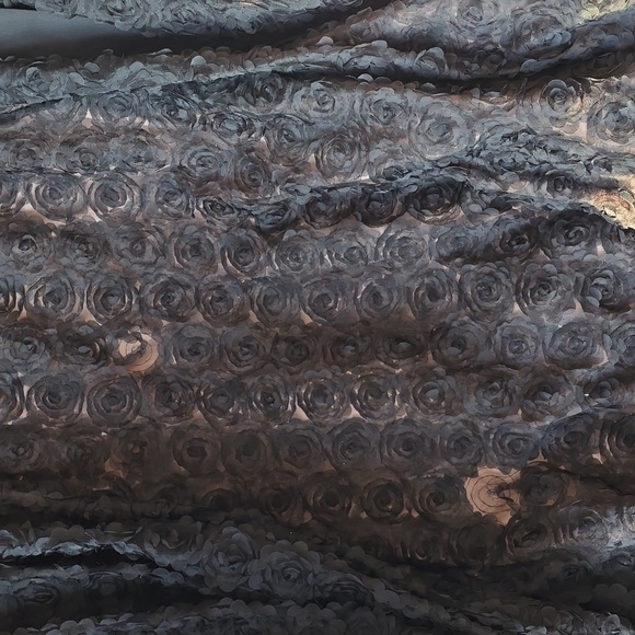 NWT VIOLET WEEKEND Rosette Soutache Tie Waist Gown, Junior's 11/Women's 4  *PM* - Picture 6 of 7